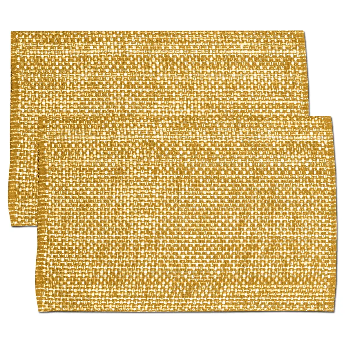 

Trends Collection Two Tone Woven Placemat 100% Cotton 10 X 19 6 Pack