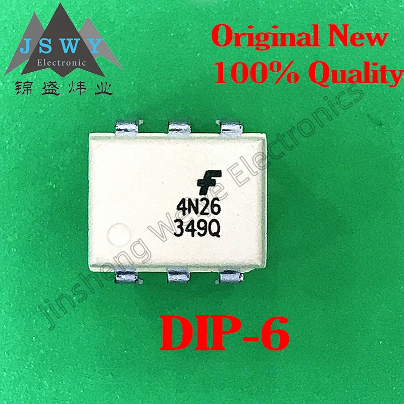 

(10-30PCS) 4N26 DIP-6/Universal Optocoupler/Imported/Original/In Stock/Fast Shipping