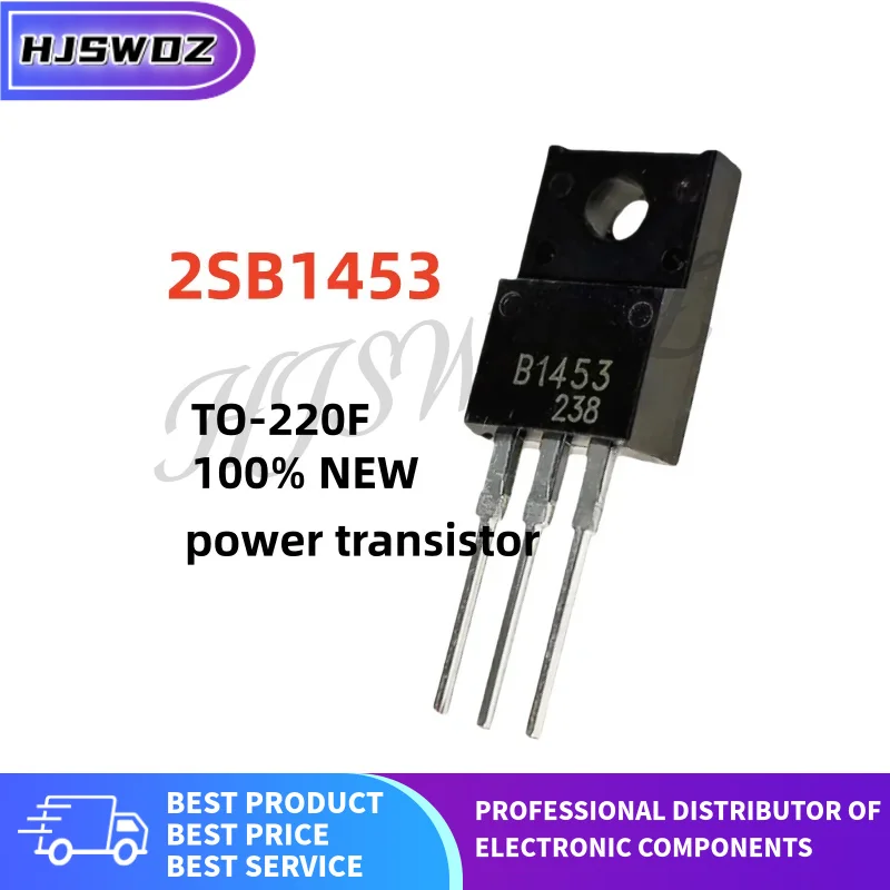 10/20/30PCS B1453 2SB1453 TO-220F PNP Power Transistor for Audio Amplifier Power Switch