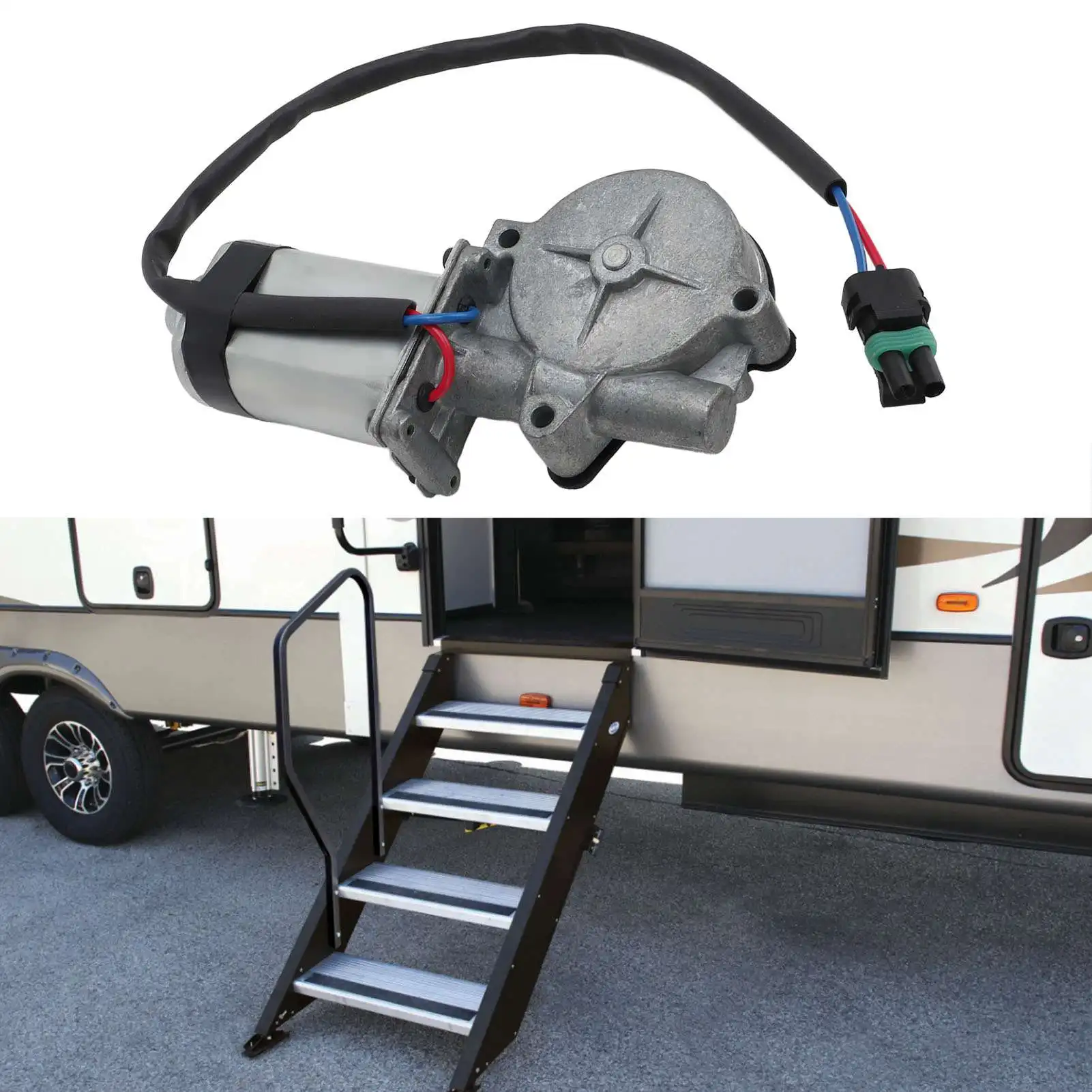 RV المنازل الكهربائية دخول خطوة المحرك استبدال ل ليبرت RVs مدرب خطوات SP1636669 300-1406 1820124 369506 380073 #1