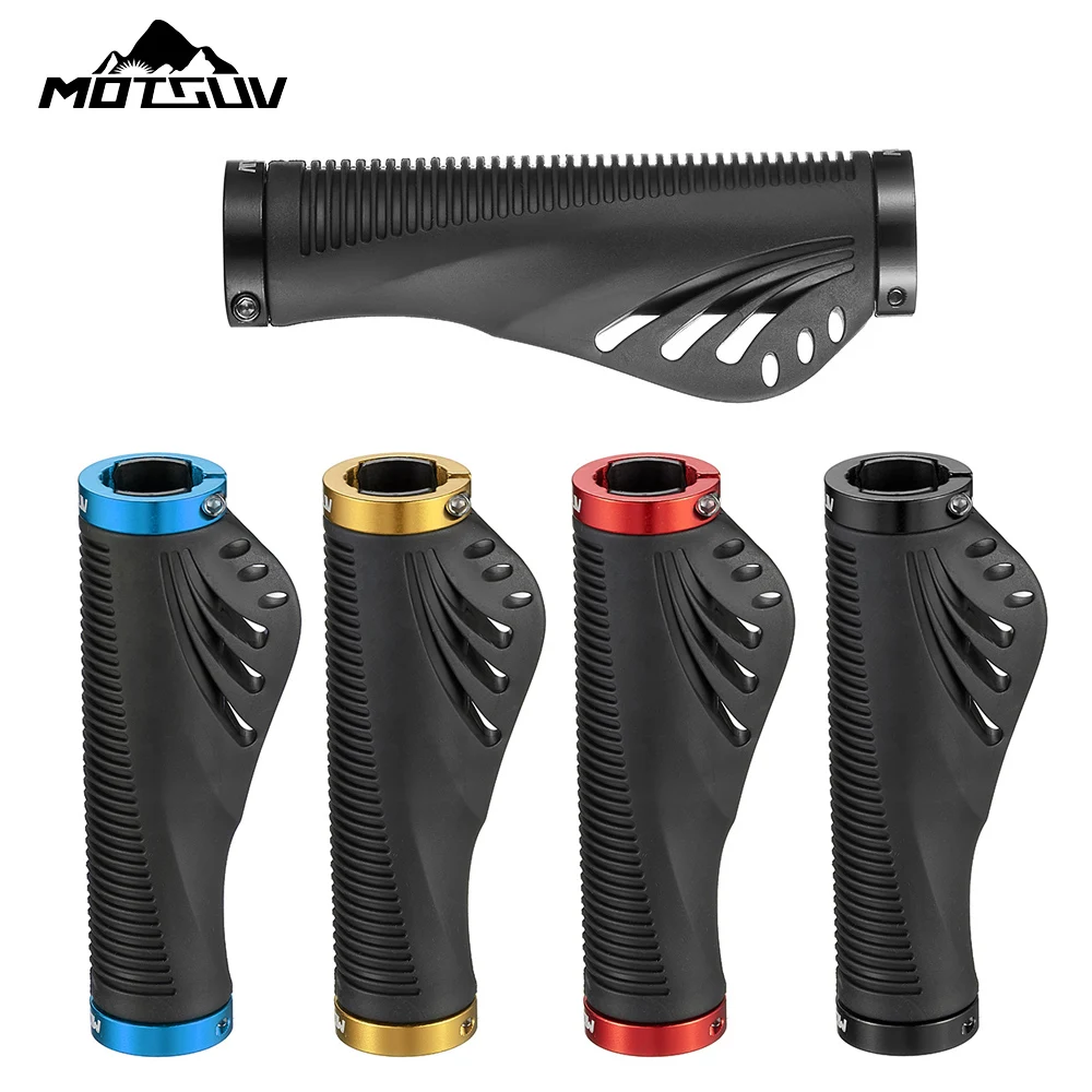 

Bicycle Ergonomic Grips MTB Bike Handbar Grips Rubber Non-slip Bilateral Lock Cycling Bmx Handle Grips Bikes Handlebar Grips