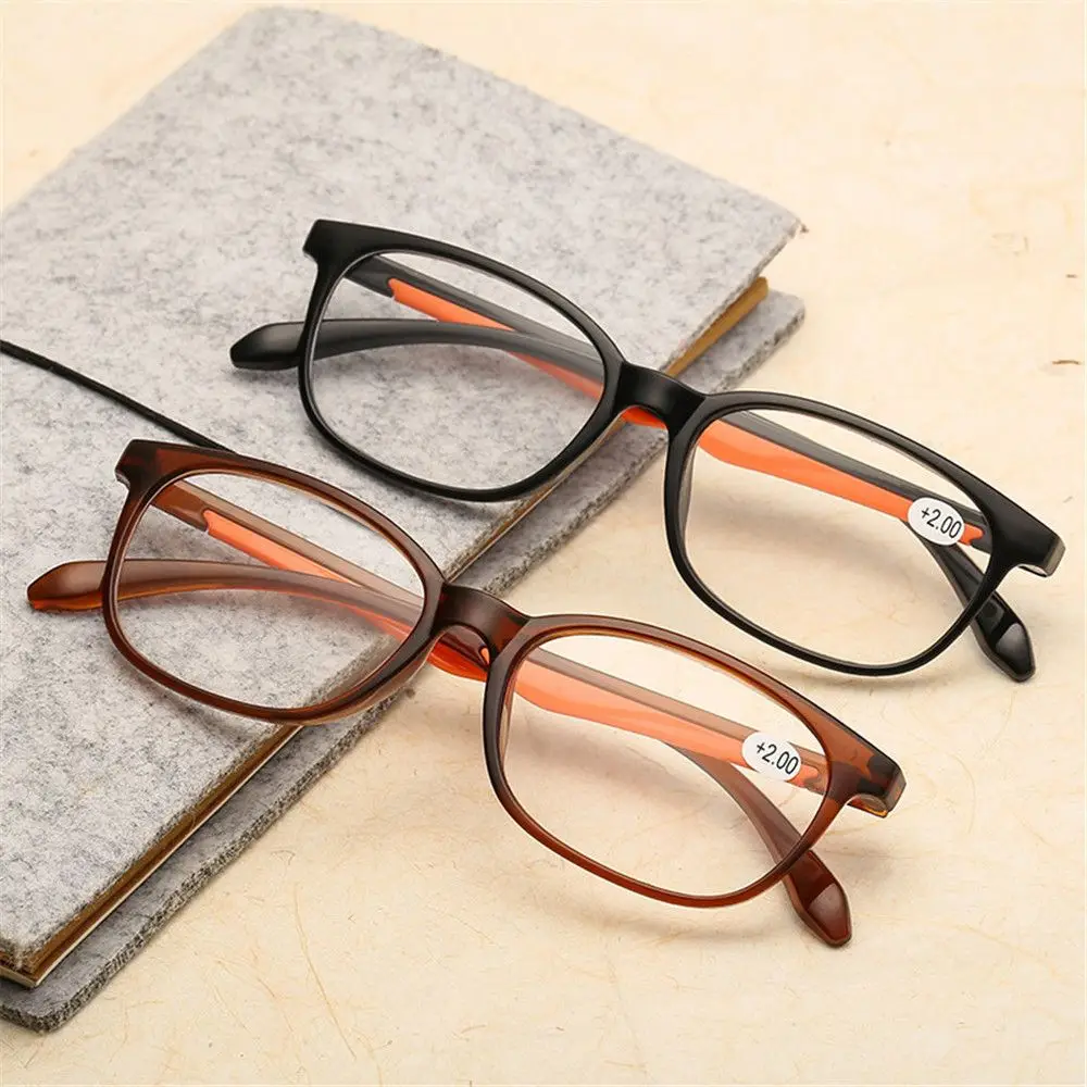 Men Women Vintage Portable Eye Protection Ultra Light Frame Eyeglasses Reading Glasses