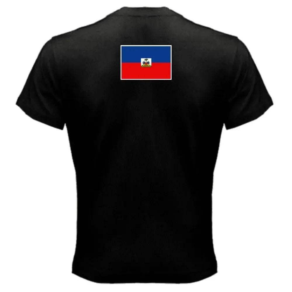 Hot Sale Summer Haitian Haiti Coat Of Arms Port-Au-Prince Creole National Flag Tees T-Shirt Hm9 Tee Shirt