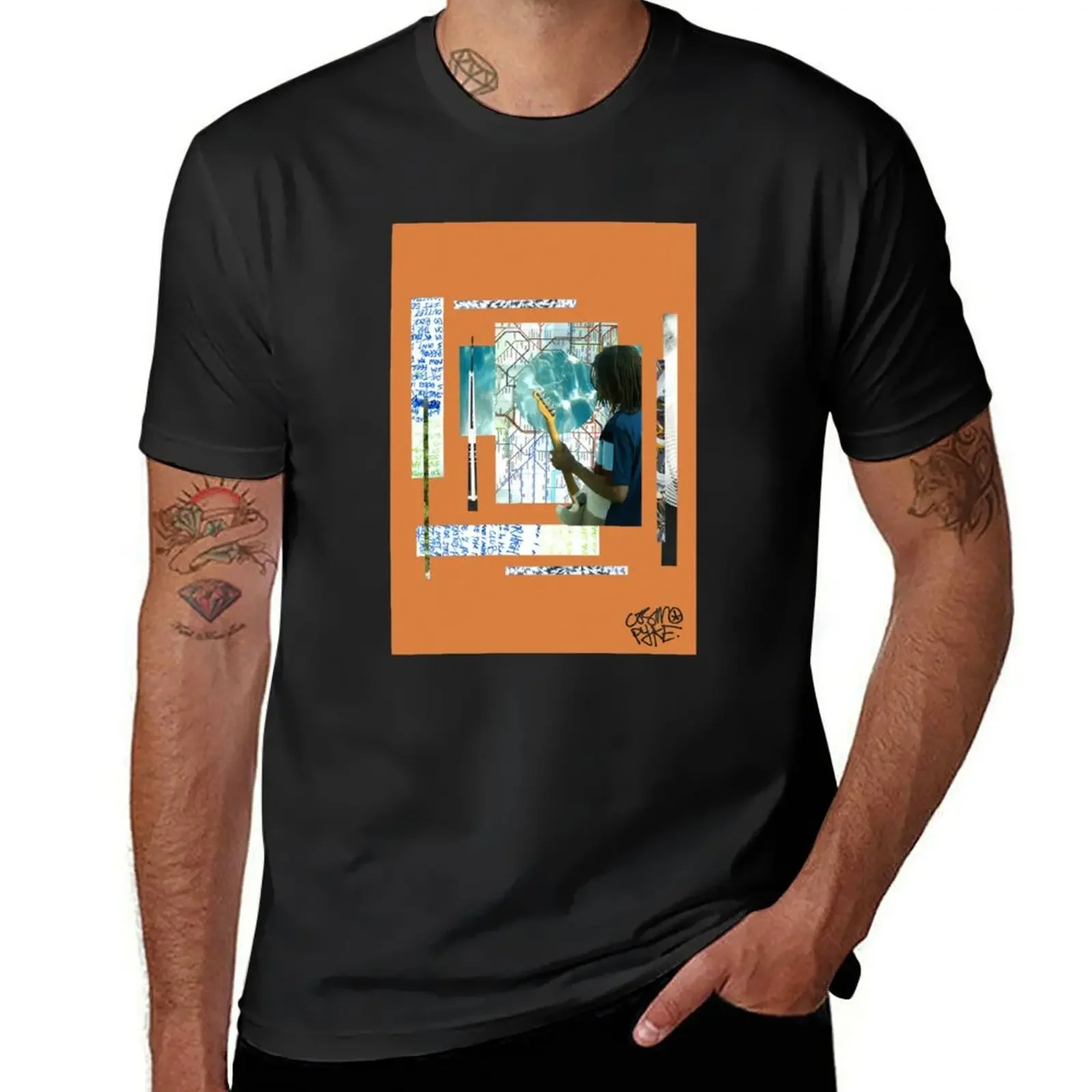 COSMO PYKE-JUST COSMO T-Shirt blue archive customs design your own plus size men clothing