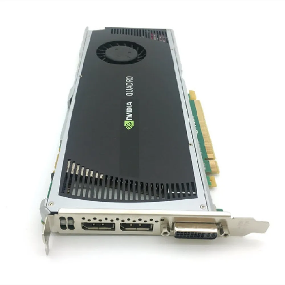 Quadro 4000 2GB untuk Kartu Grafis Profesional NVIDIA untuk Pemodelan 3D, Rendering, Gambar, Desain, Tampilan Multi-layar