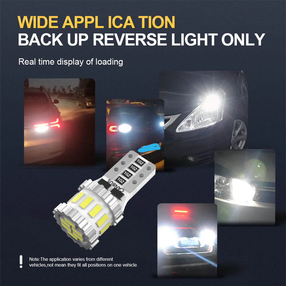 T10 LED Super Bright Bulb W5W Canbus No Error 3400LM Car Clearance Lights 6000K For Skoda Kodiaq 2016 2017 2018 2019 2020 2021