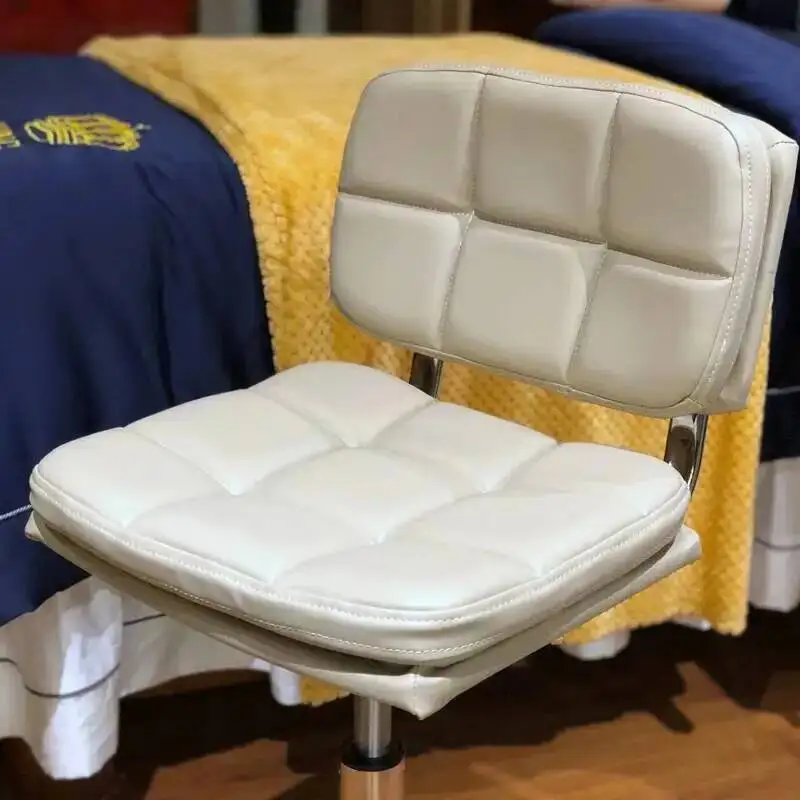 Backrests Beauty Salon Dedicated Chairs Beauty Manicure Rotating Lifting Bar Chairs Explosion-proof Stools Cadeira Furniture AA