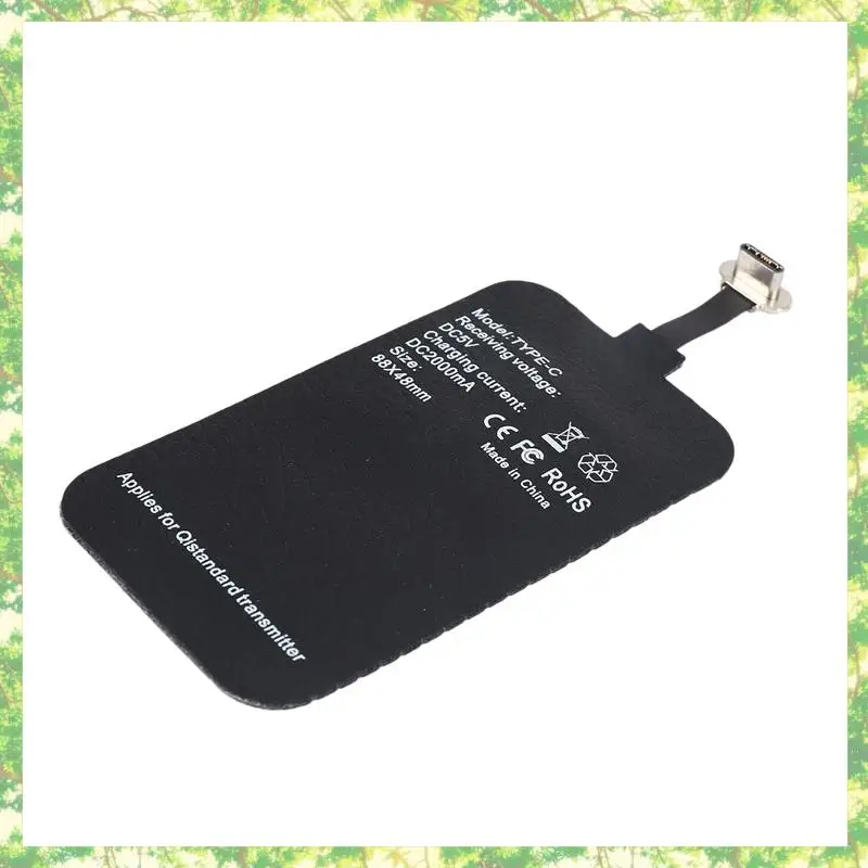 

Smart-5X 10W Wireless Receiver Suitable For Type-C Mobile Phone Receiver Patch 2A Fast Charge Receiver
