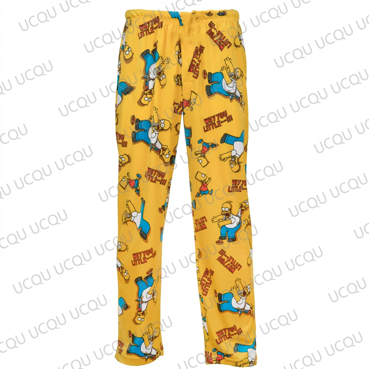 Die Cartoon Herren Homer Pyjamahose Nachtwäsche Loungewear