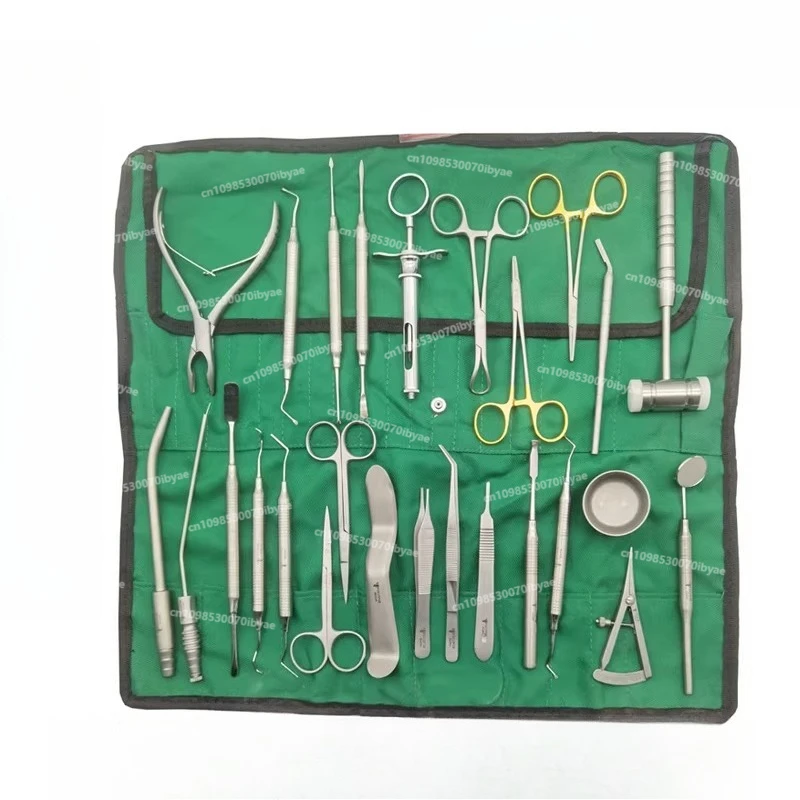 Dental Implant Kit 26-piece Implant Kit Oral AR Surgical Instrument Basic Bone Oclench Dental