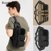 Tablet PC Bag Men Waist Sling Outdoor Tactical Pocket Sports Chest Bag Male Waterproof Fanny Belt Pack Hip Bum Crossbody Pouch