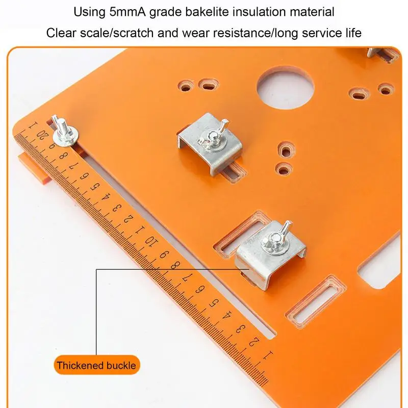 Cutting Machine Bakelite Saw Base Adjustable Bottom Plate for Cutting Machine Adjustable Design Cutting Tool for Marble Trimming