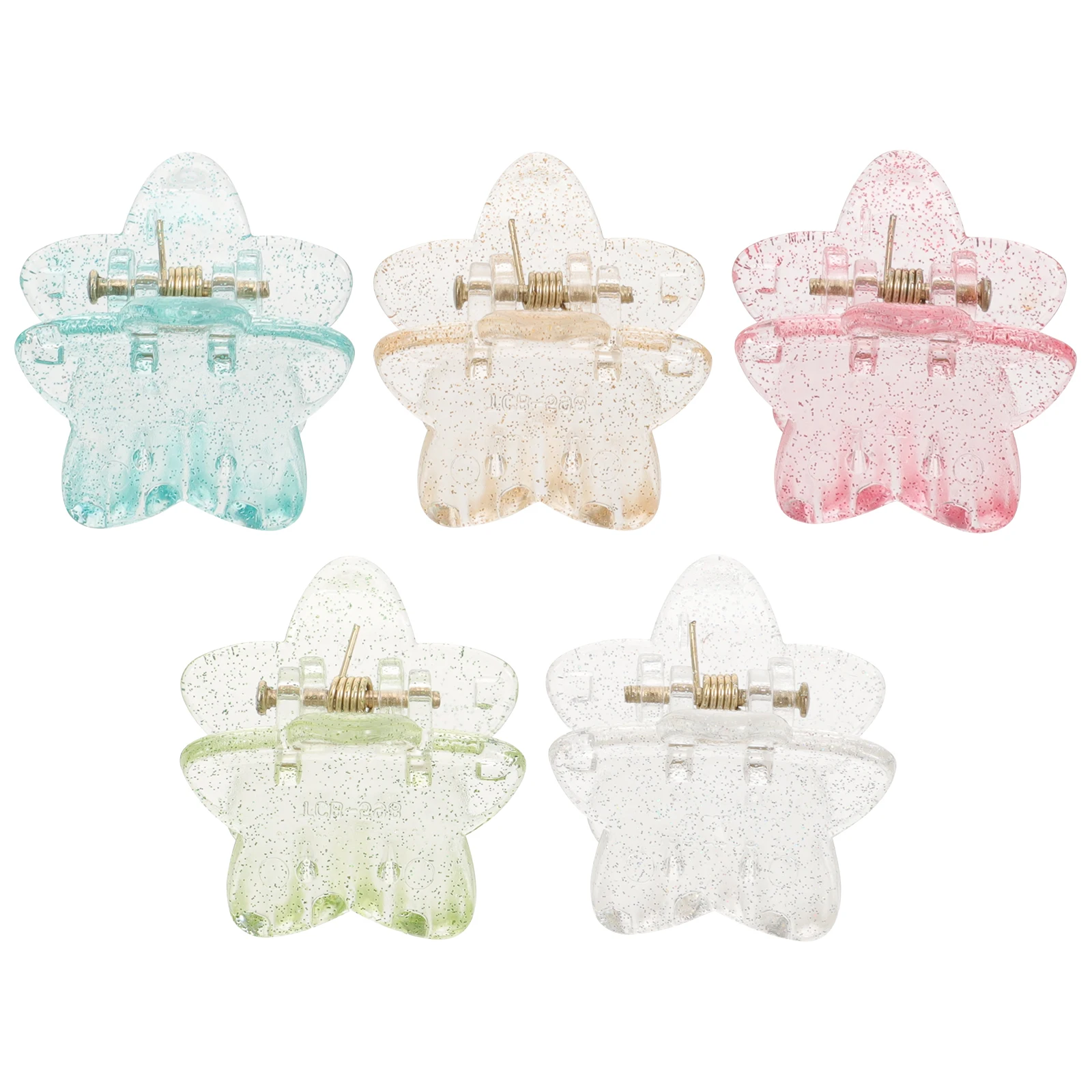 

5 Pcs Claw Hairpin Clips Decorative Accessories Hairpins for Women Tiny Resin Miss