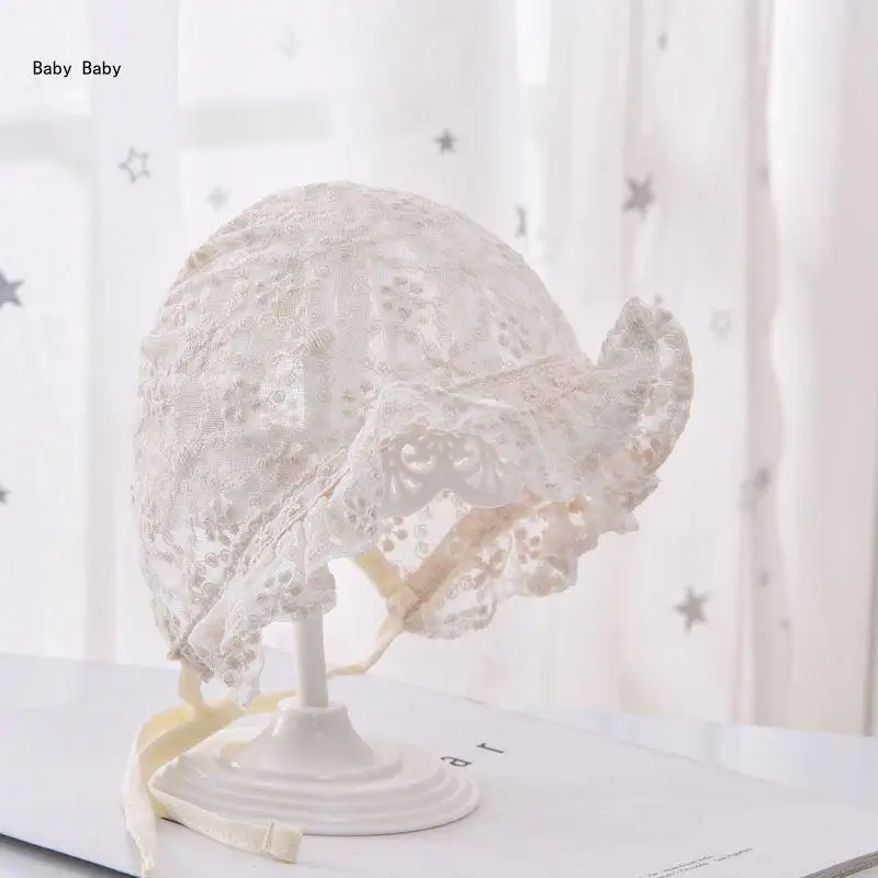 Infants Lace Hat Photography Prop Posing Aid Photo Outfits Accessories Q81A