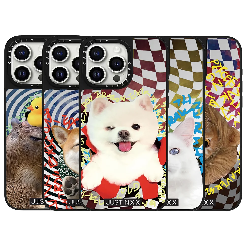 

CASETiFY JUSTINXX Animal Pattern Series Mirror Phone Case for iPhone 17 16 15 14 13 Pro Max Plus Air Magnetic Protect Cover