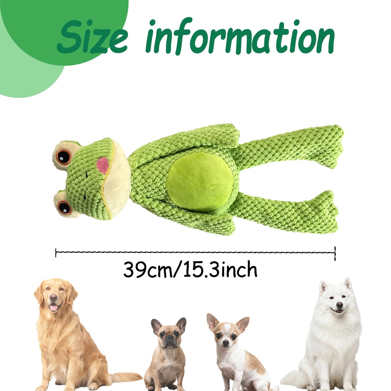 Jouet interactif pour chien en - Interactive Squeaky Plush Dog Toy avis et prix