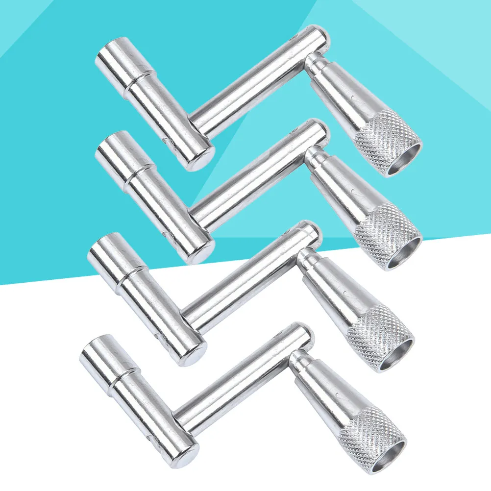 4Pcs Drum Key Continuous Motion Camber Design Essential Drum Tuning Fast Loading Unloading Musical Accessories