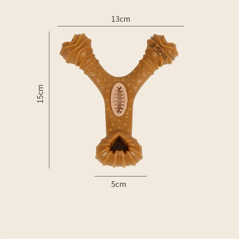 Neue 15 cm Große Rasse Holz Hund Kauen Stick Interaktive Zähne Reinigung Langlebig Kauen Spielzeug Unzerstörbar Robustes Hundespielzeug – Detail 3