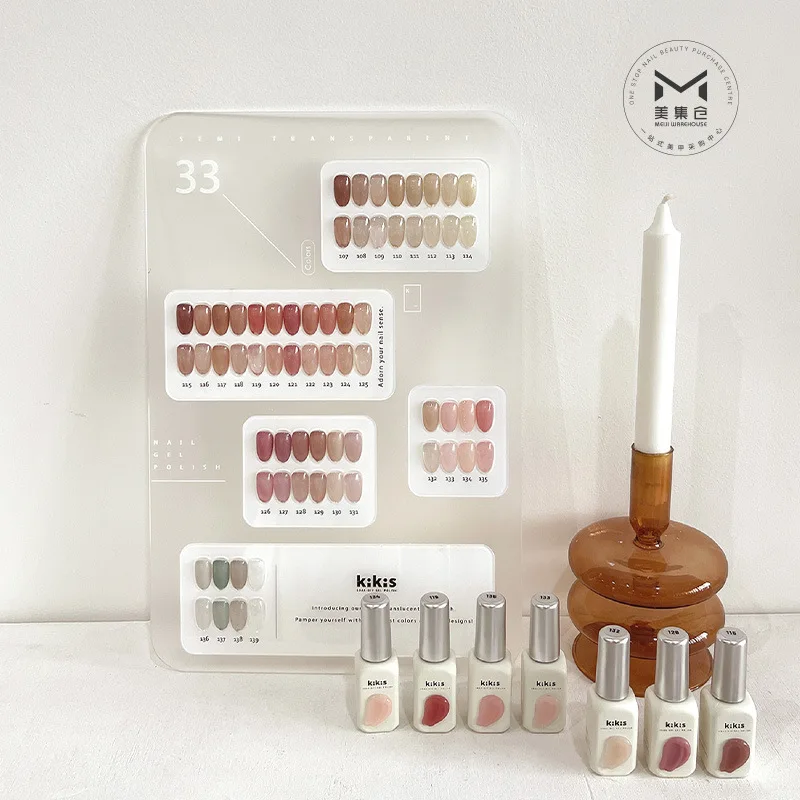 

KIKIS 2025, горячая распродажа, 33 цвета, многоцветный набор УФ-гелей для дизайна ногтей, долговечный УФ-гель без гима, без папо, для маникюрного салона, оптовая продажа