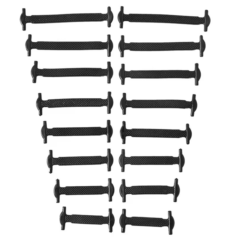 16pcs/lot Silicone Shoelaces No Tie Shoelaces 12 colors Elastic Lace Shoelace Creative Lazy Silicone Laces Rubber Lace - Image 8