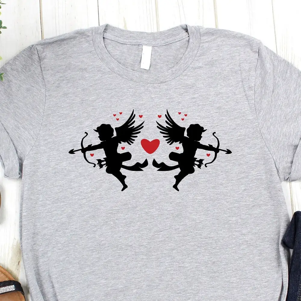 Cupid'S Arrow T Shirt Love Target St Valentine Valentine'S Day Heart