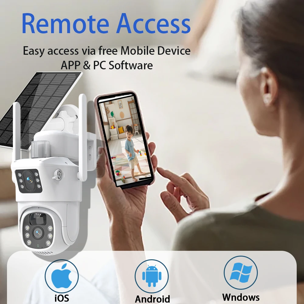Kamera PTZ Solarna Bezprzewodowa