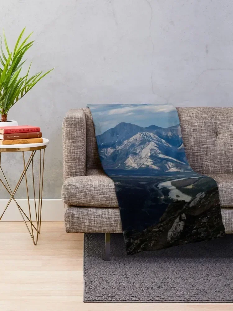 Canadian Rockies Throw Blanket