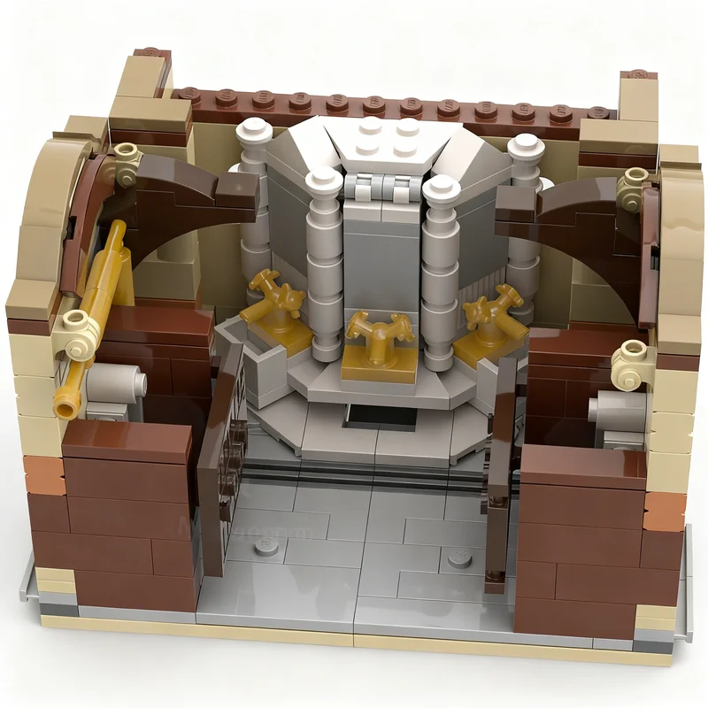 370pcs MOC Harry Hogwarts Girls Bathroom Modular Model Building Christmas Gifts Blocks Construction Assemble Toys Creative Idea