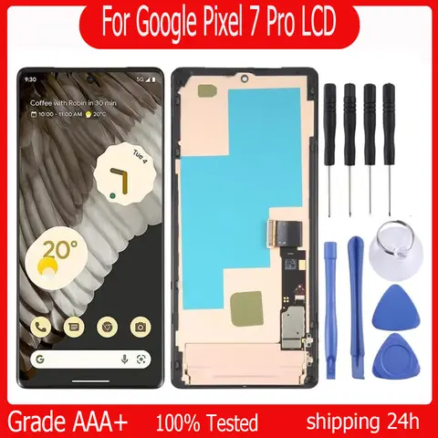 6.7 "qualité OLED pour Google Pixel 7 Pro écran LCD GP4BC LCD écran tactile assemblée pour Google Pixel 7pro GE2AE GFE4J LCD