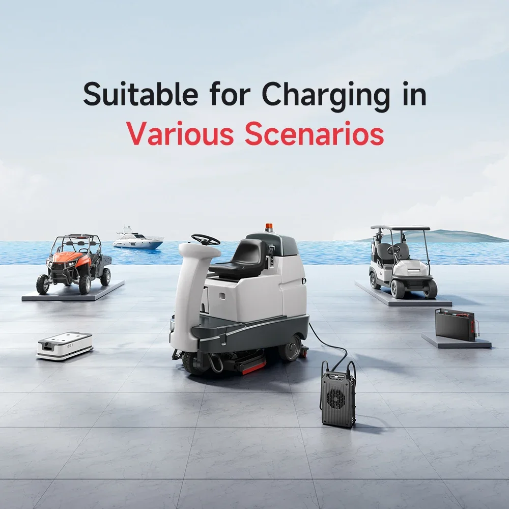 840W 휴대용 EV 자동차 충전기 전기 자동차 리튬 이온 LifePO4 13S-24S 48V-72V 12A 15A 태양 전지 충전기