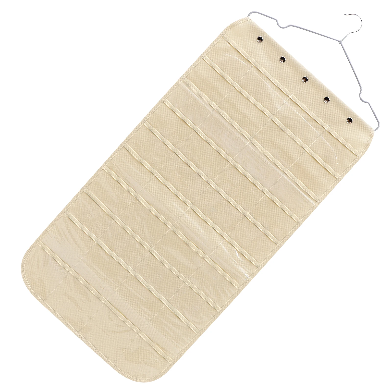 

Transparent PVC Jewelry Storage Bag Hanging Home Display ganizer Clear Large Capacity Necklace Earring Ring Holder Anti