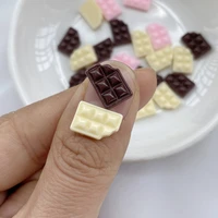 30Pcs New Cute  Chocolate Series Resin Flatback Ornament Jewelry Making Manicure Hairwear Accessorie 6