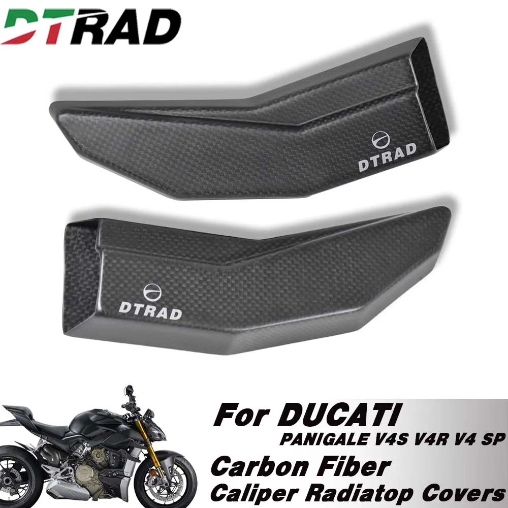 

For DUCATI PANIGALE V4SP V4S V4R Motorcycle Carbon Fiber Brake Air Cooling Ducts Caliper Raditor Brake Cooling Mounting Kit