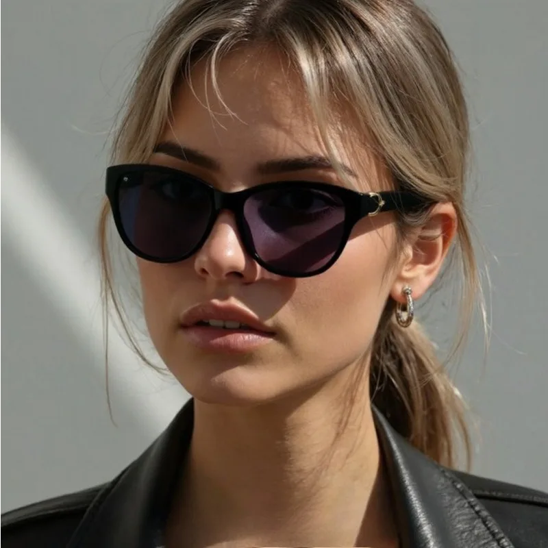 

2026 New Luxury Women's Polarized Sunglasses, High-end Brand Design, Classic Retro Cat Eye Sunglasses, Men's Driving Glasses