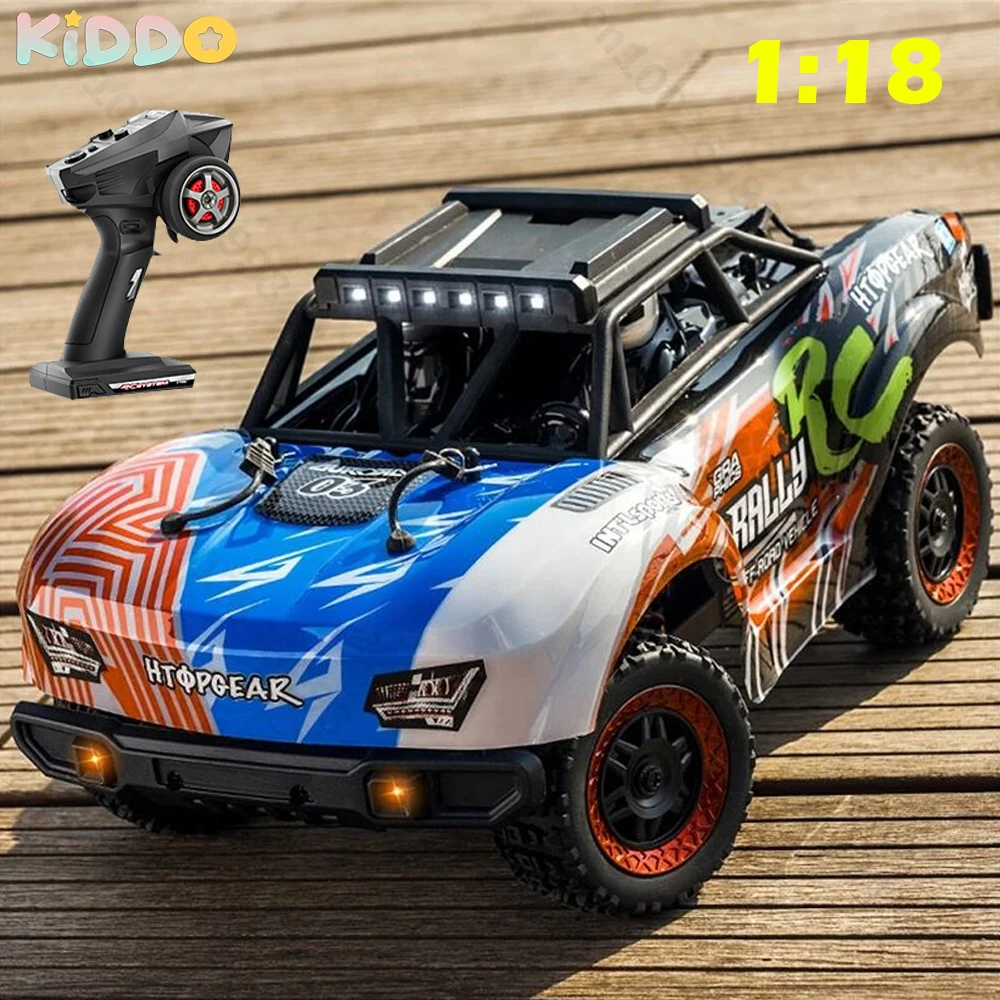 

1/18 RC Truck High Speed 40km/h with Light 2.4G 4WD RC Cars Remote Control Truck Off Road Racing Drift Model Car Toys for Kid