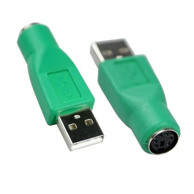 1/2/3/4/5/10/20pcs High Quality Portable USB Male To for PS2 Female Adapter Converter for Computer PC Keyboard Mouse
