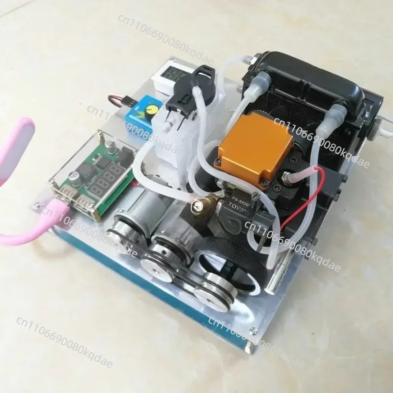 Four Stroke Methanol Liquid Fuel Engine,DIY Water‑Cooled Cooling Generator Model Unit