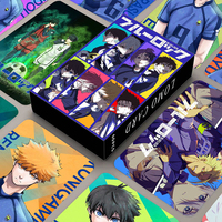 60PCS Anime BLUE LOCK Figures Isagi Yoichi Bachira Chigiri Photo Cards LOMO Card Photocard for Fans Collection Gift