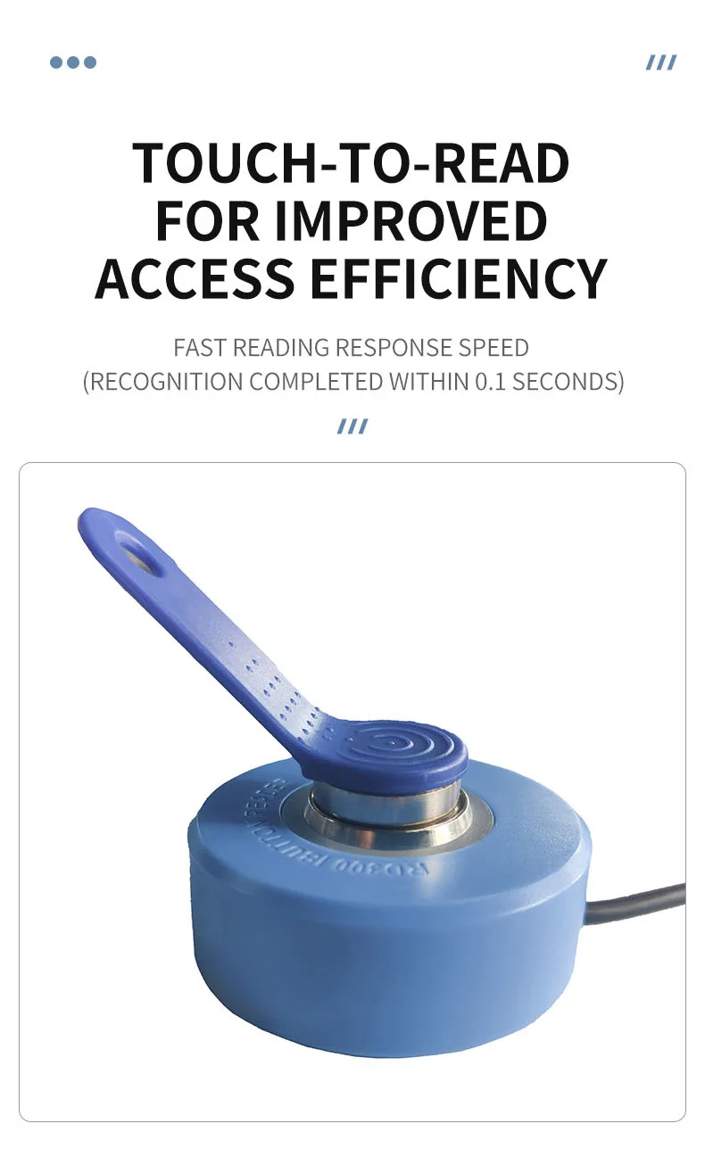 قارئ iButton لسطح المكتب ثنائي الواجهة (USB/Serial) - متوافق مع التحكم في الوصول