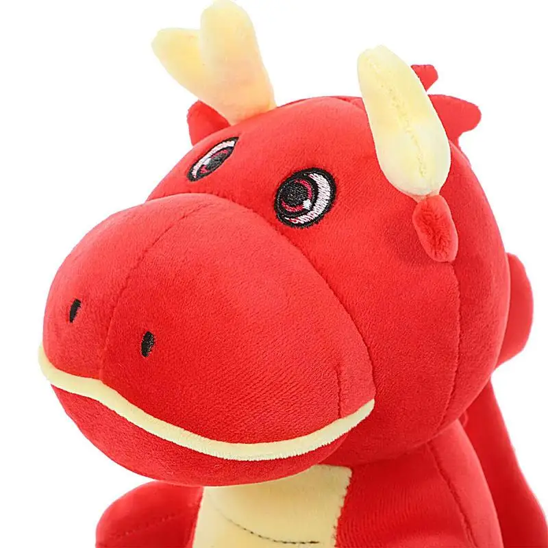 Year Of 2024 Mascot Toy Stuffed Traditional Dragon Mascot Cartoon Plushies Zodiac Dragon Toy Comfortable To Touch For Living