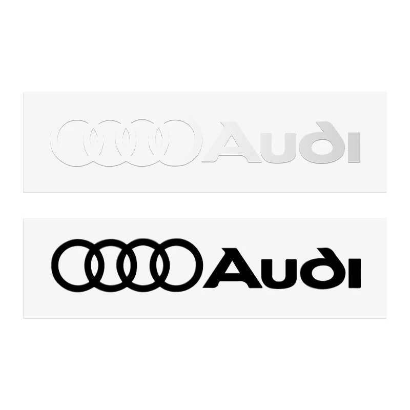 For Audi Sline RS A3 A4 B8 8P 8V B6 A5 A6 C7 Q5 B9 B7 C6 A1 Q7 Q3 TT Car Body Window Trunk Decoration Stickers Auto Accessories