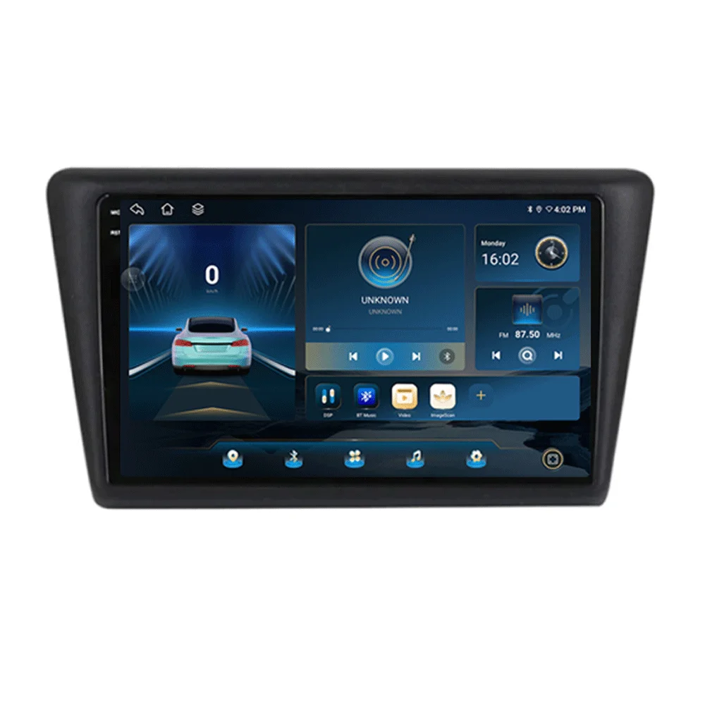Radio samochodowe Android 16 Carplay do VW Skoda Rapid 2013 2014 2015 2016 2017 2018 2019 Seat Toledo 2015 - 2018 GPS Multimedia Stereo — 2