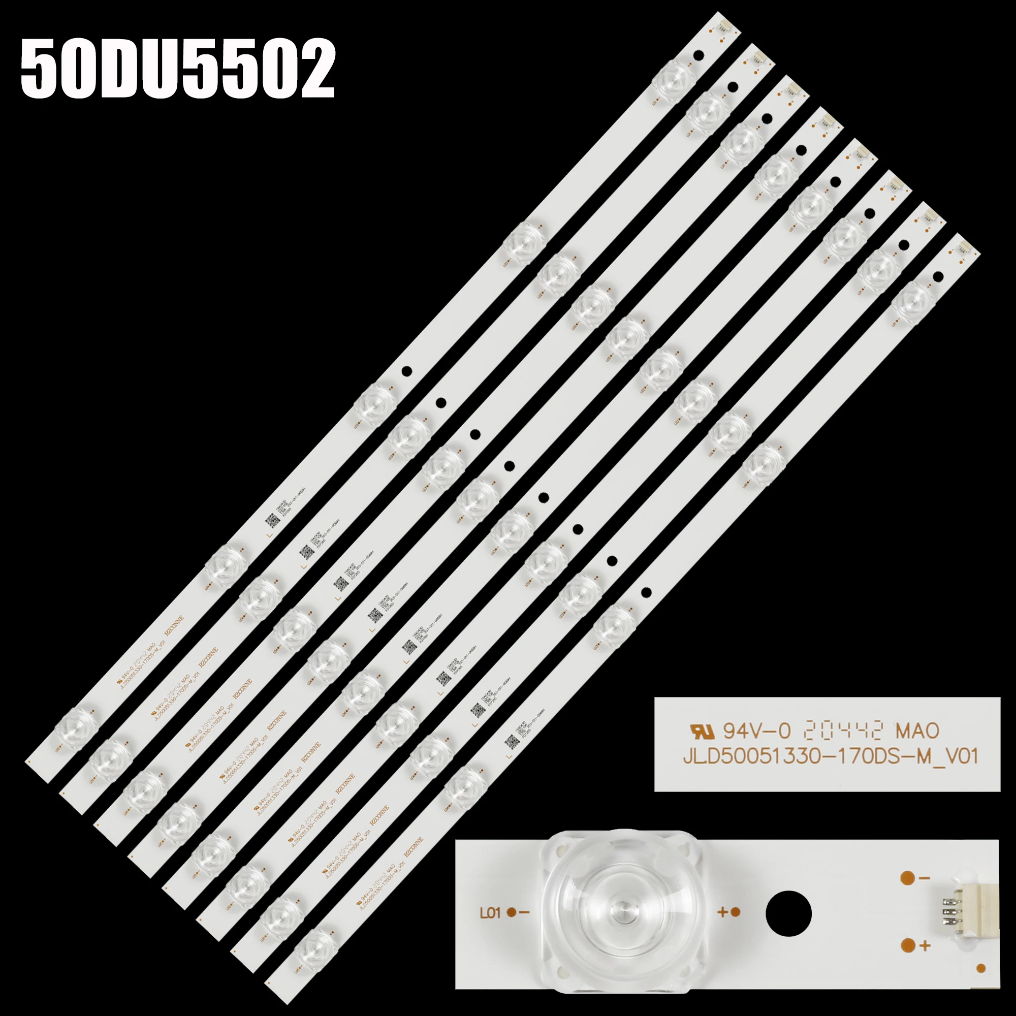 488mm LED Backlight strip 5 Lamp for JL.D50051330-170DS-M_V01 170AS K50DLM8FS K50DL8FS 50TR7U 50s7