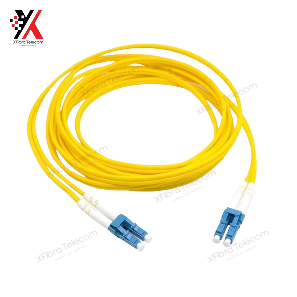 

LC/UPC Fiber Patch Cord FTTH Fiber Cable Duplex Single Mode Length, 10Pcs