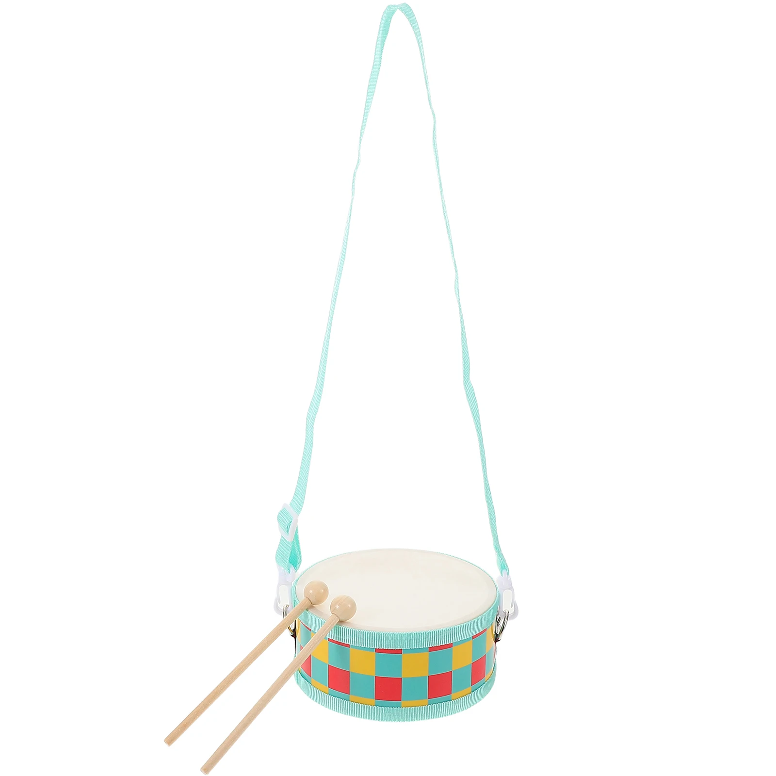 

Children'S Double Sided Drum Unique Cartoon Design Wooden Percussion Professional Tuning Portable Lightweight