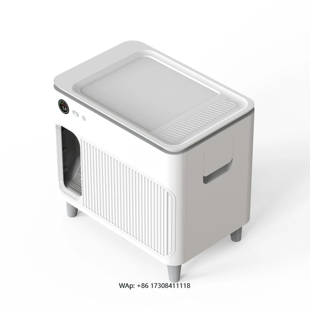 

Automatic large self-cleaning cat box Plastic smart cat easy to pull, no odor