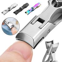 NEW High-end Home Ultra Sharp Nail Clippers Large Wide Nails Safety With Lock CARE Jaw Cutter Thick Toenail Opening Ingrown G1A4