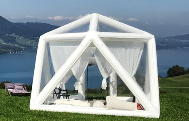 Outdoor Inflatable Transparent Popular Bubble House Scenic Area Mobile Room Portable Camping Tent Rainproof