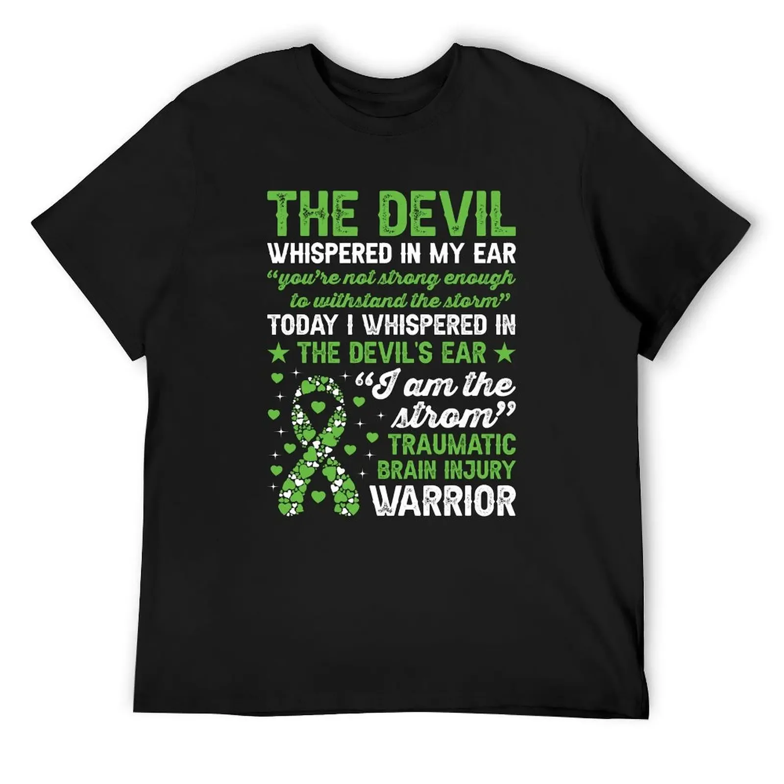 I Am The Storm Traumatic Brain Injury Warrior Shirt, TBI Awareness Shirt, Green Ribbon Shirt, Brain Is Healing Brain Sur T-Shirt