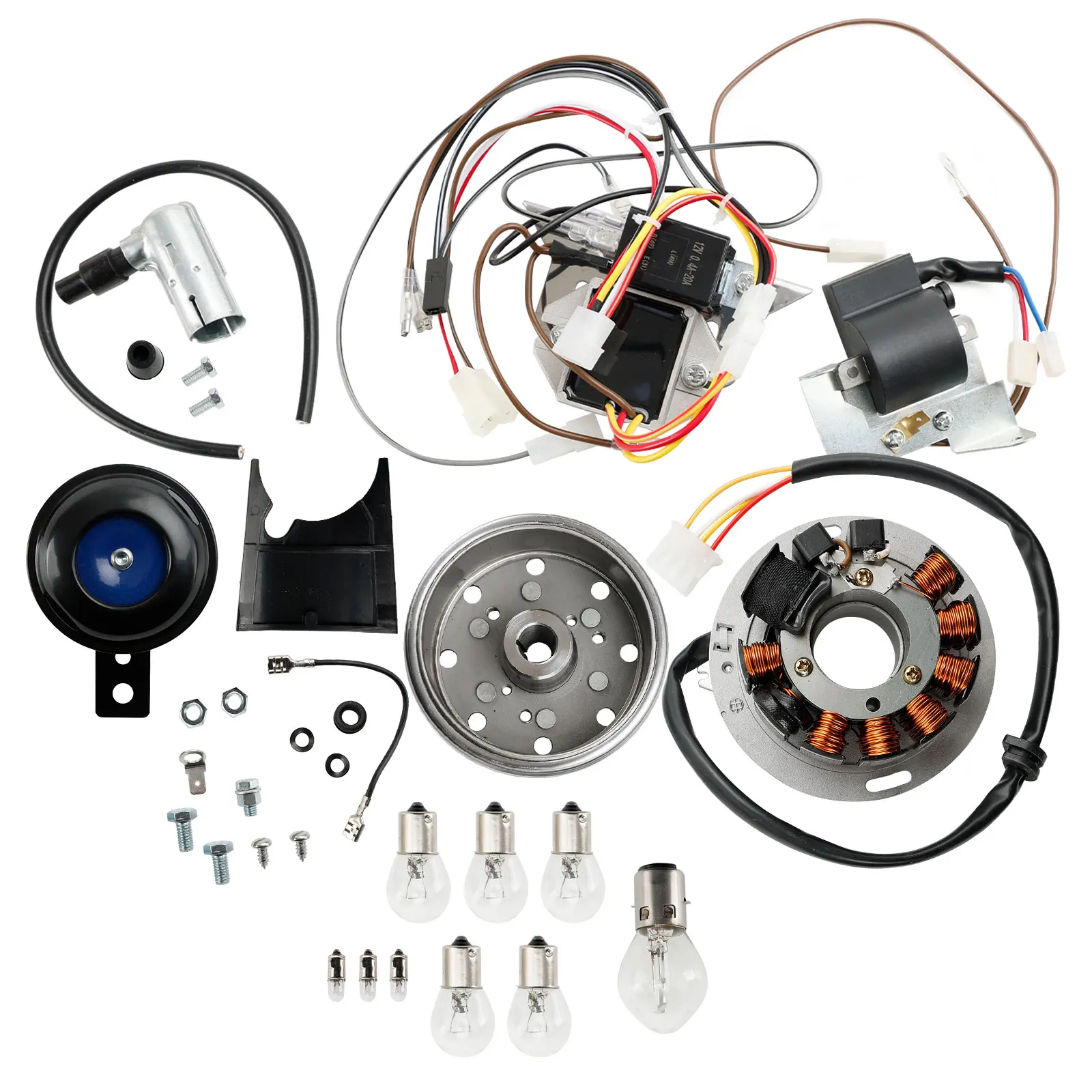 Topteng Ignition Conversion Kit 12V fit for Simson S50, S51, S53, S83, S70, Enduro